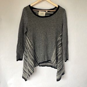 Angel of the North Black & Gray Sweater